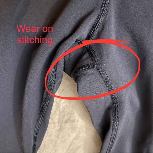 LULULEMON Speed Tight Cozy Black Legging Size 4 - Picture 15 of 16